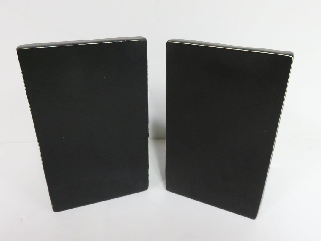 Black Scrolled Bookends