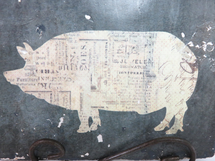 Pig Plaque on Stand