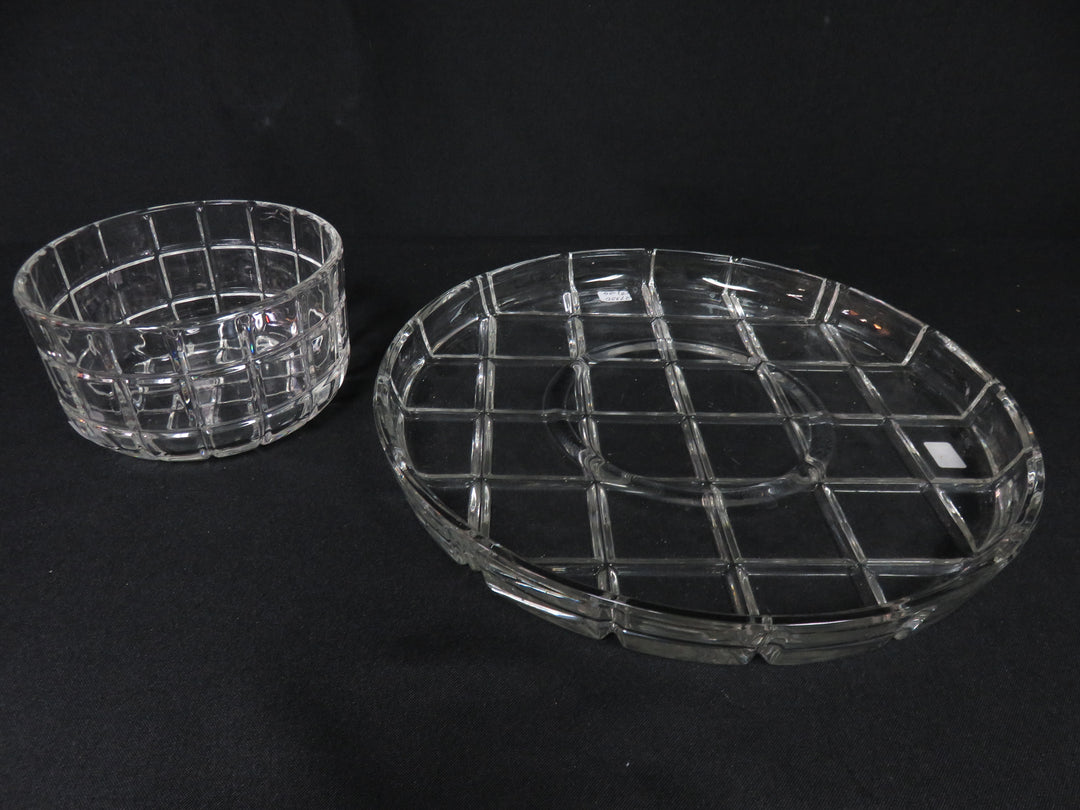 Glass Chip & Dip Set