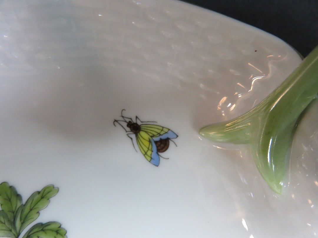 Rothschild Leaf Herend Dish