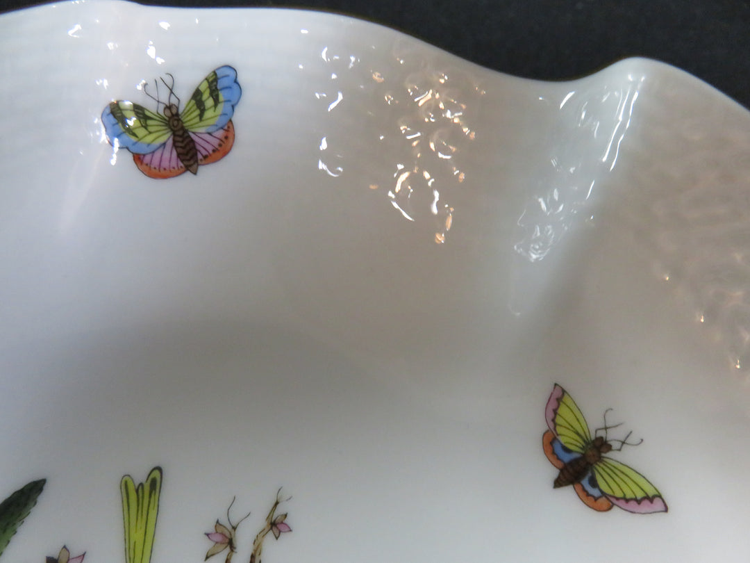 Rothschild Leaf Herend Dish