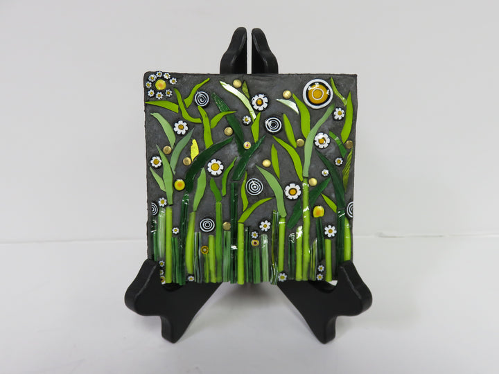 Fused Art Glass Plaque