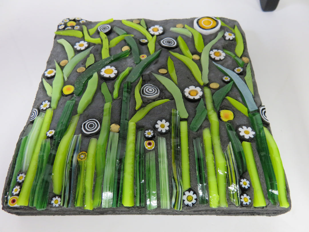 Fused Art Glass Plaque