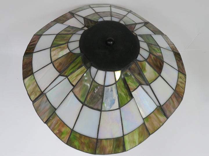 Slag Glass Table Lamp