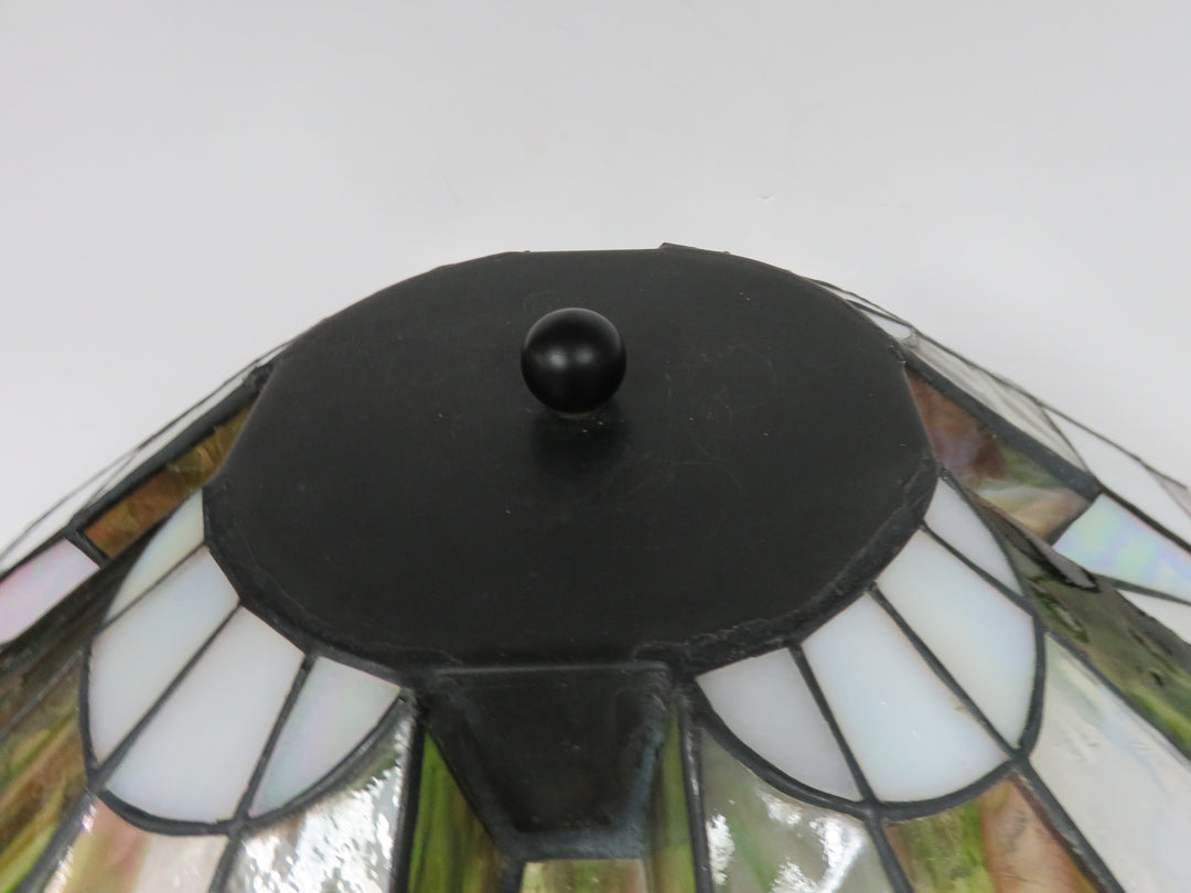Slag Glass Table Lamp