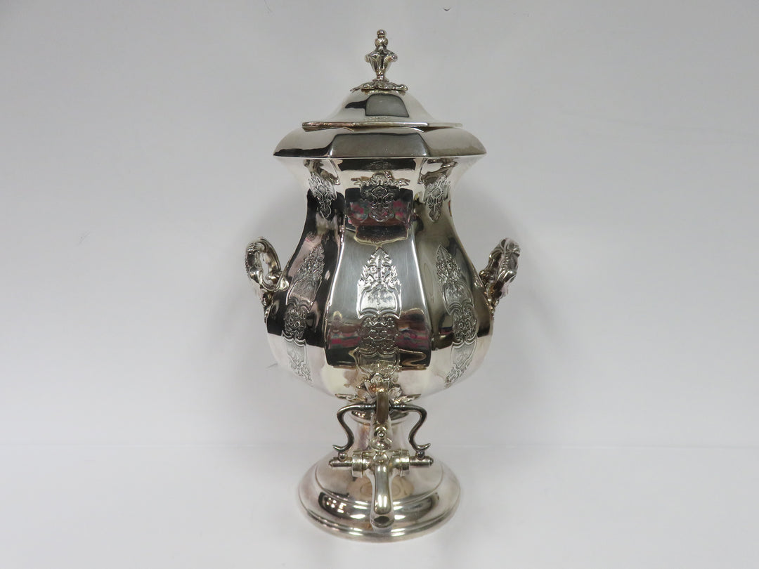 Antique Silverplated Samovar
