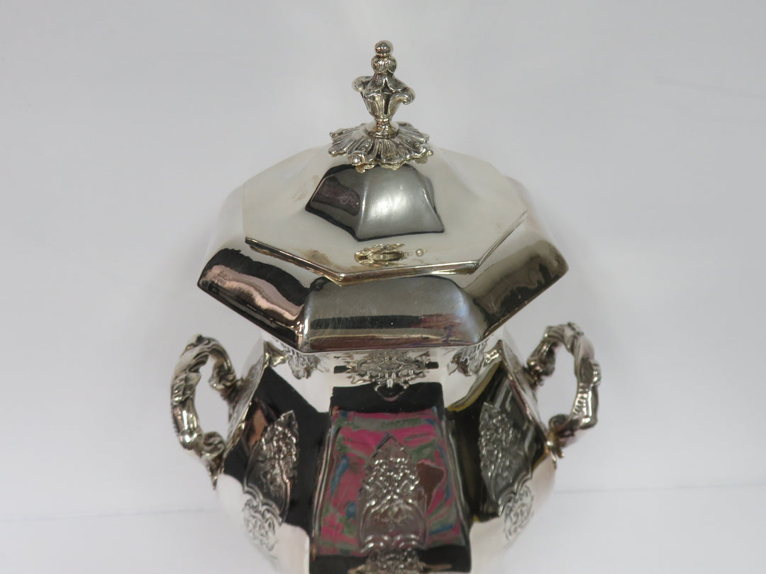 Antique Silverplated Samovar