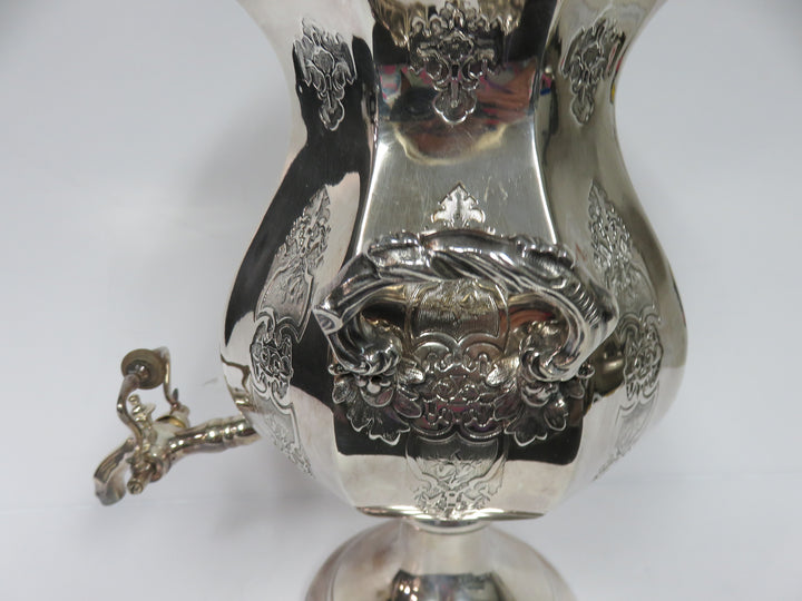 Antique Silverplated Samovar