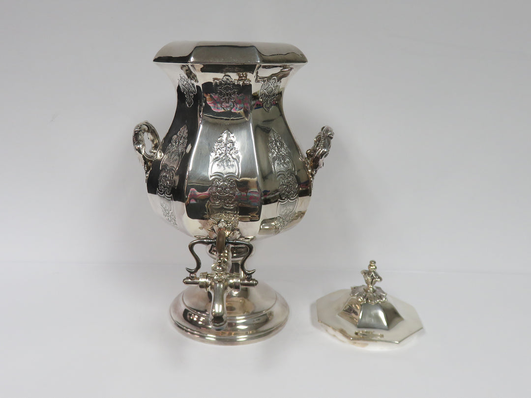 Antique Silverplated Samovar