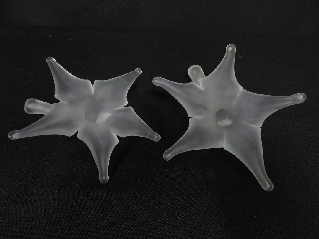 Art Glass Lily Bud Vases