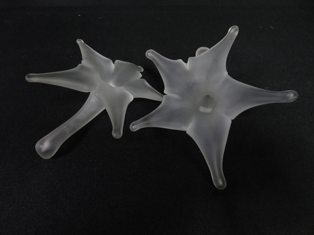 Art Glass Lily Bud Vases