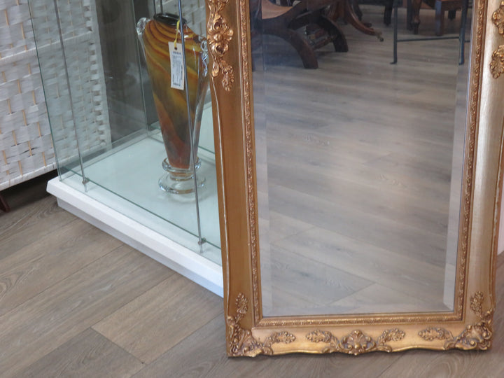 Beveled Metallic Gold Mirror