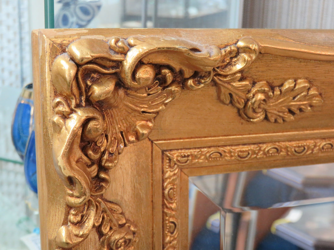 Beveled Metallic Gold Mirror