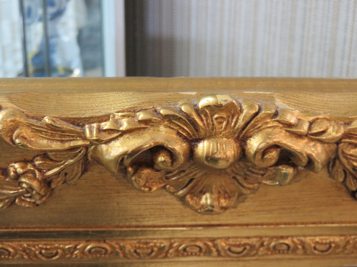 Beveled Metallic Gold Mirror