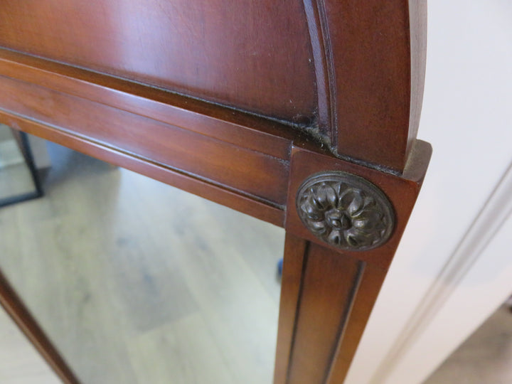 Brass and Wood Mirror