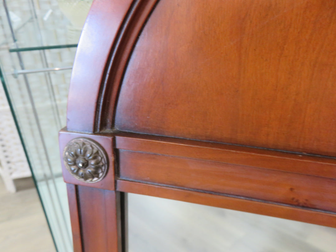 Brass and Wood Mirror