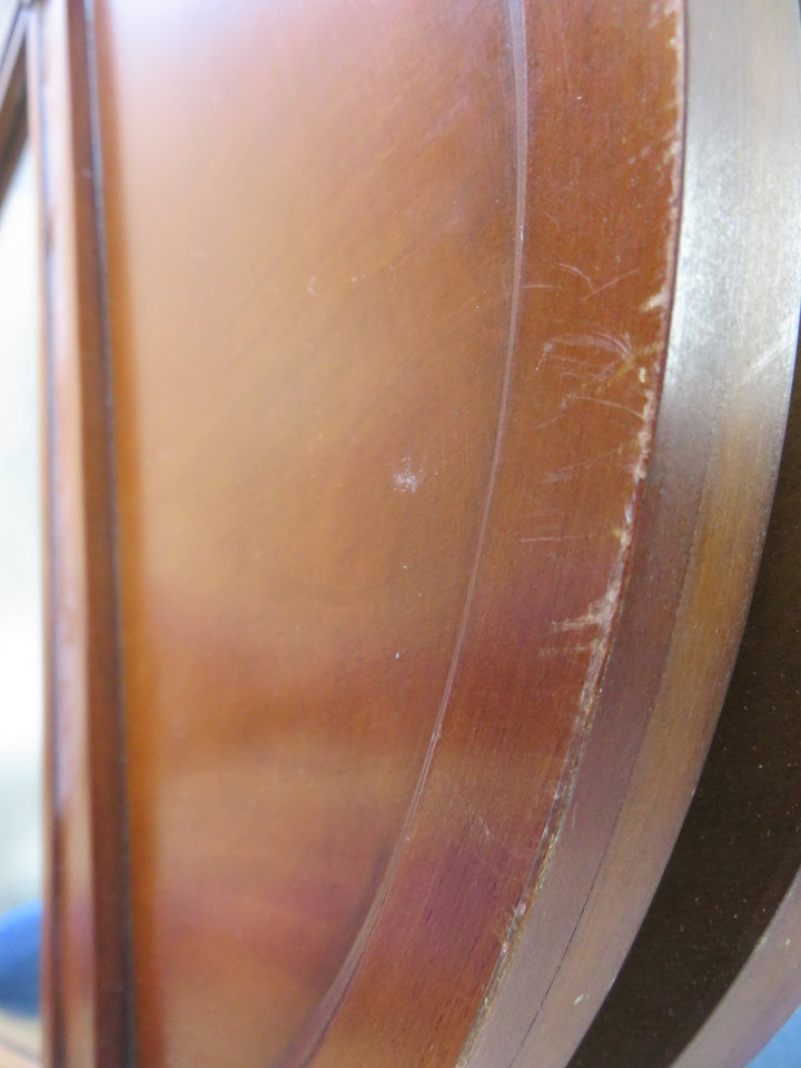 Brass and Wood Mirror