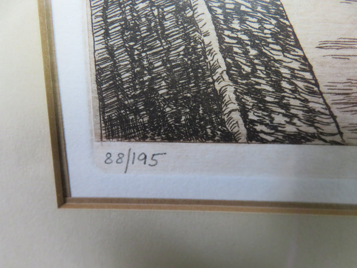 Pontevecchio Etching