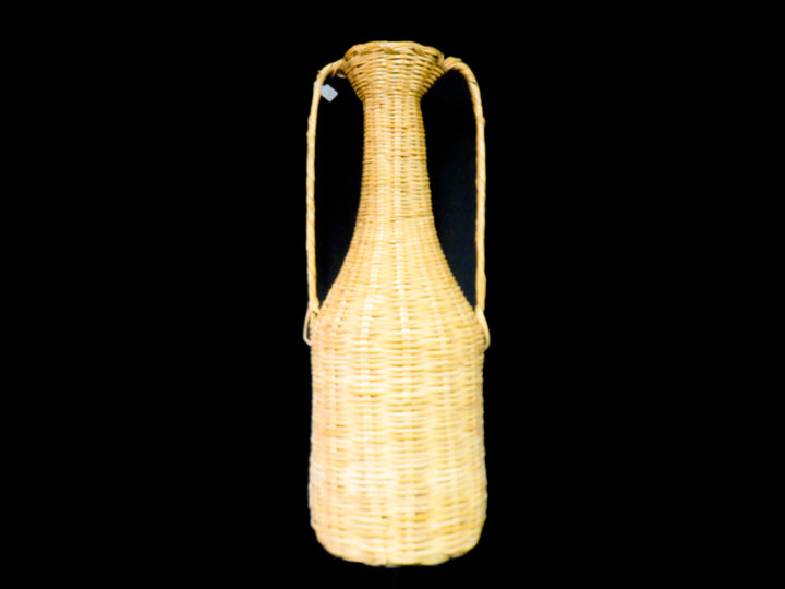 Vintage Rattan Amphora Basket