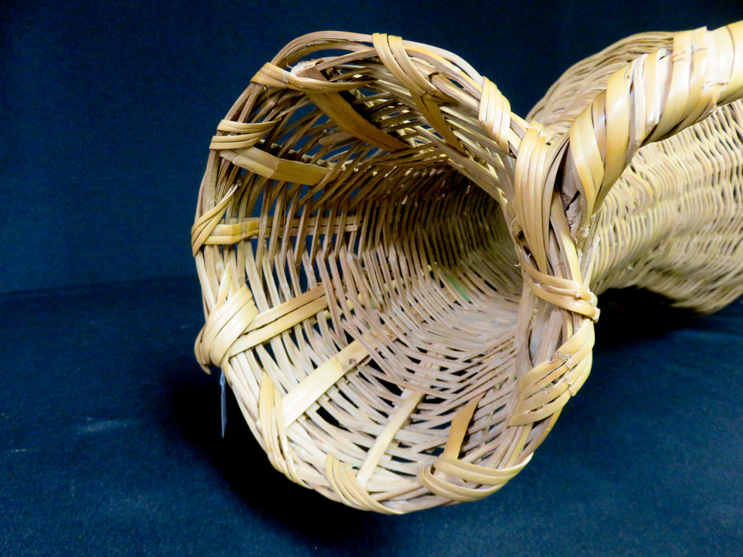 Vintage Rattan Amphora Basket