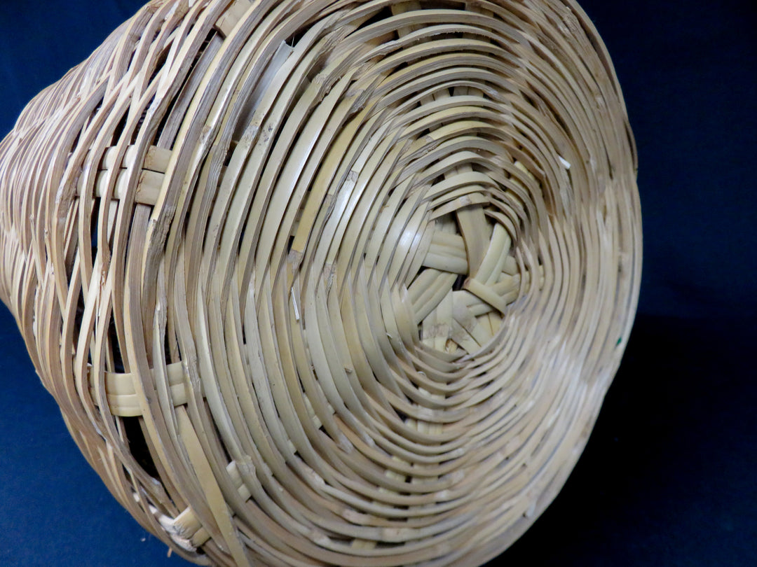 Vintage Rattan Amphora Basket