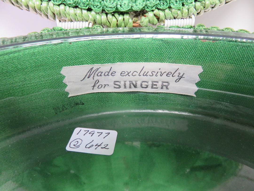 Vintage Round Sewing Basket