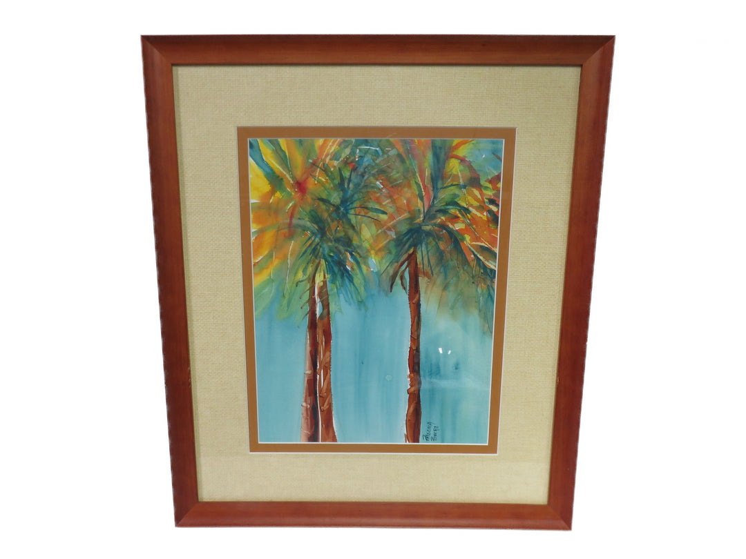 Tropical Themed Watercolor Painting - Original