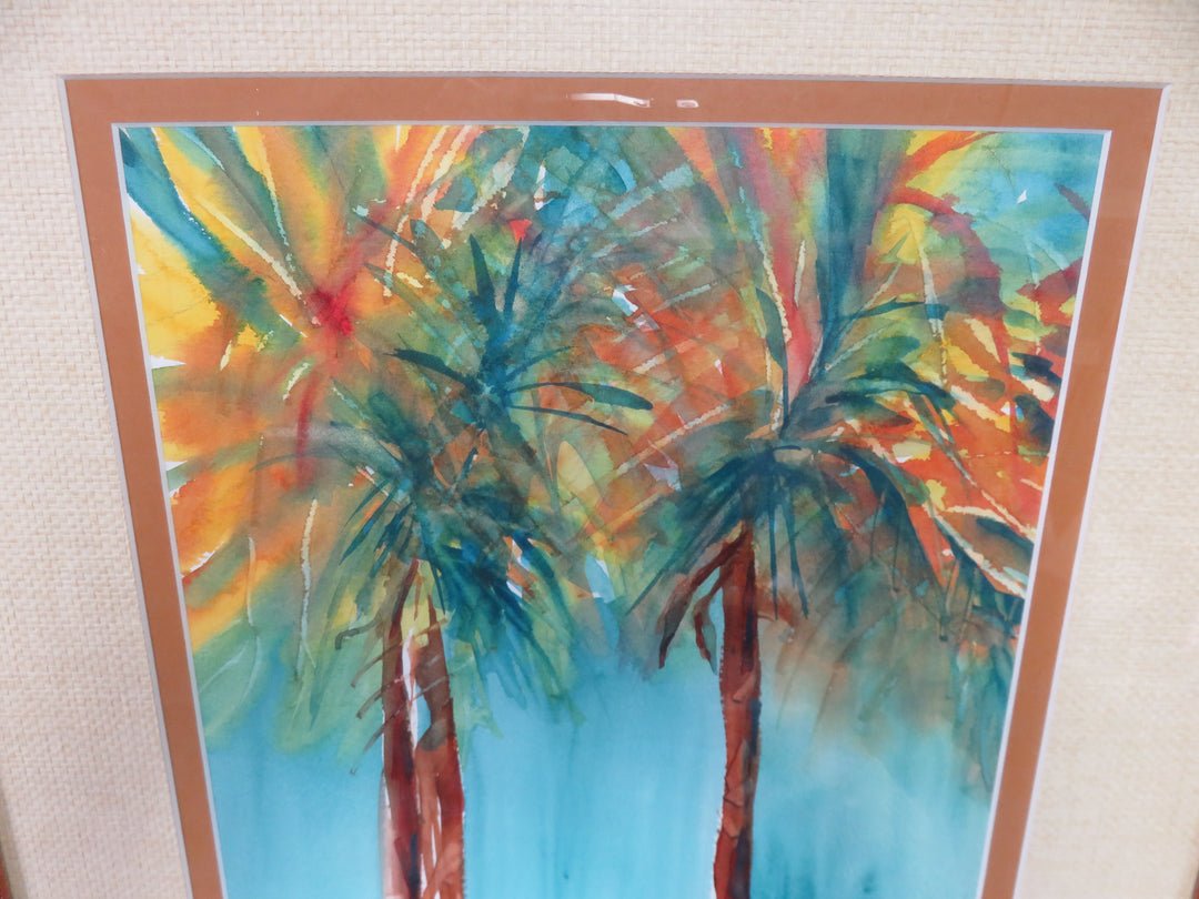 Tropical Themed Watercolor Painting - Original