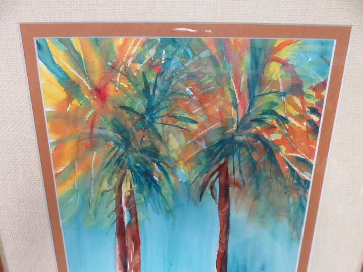Tropical Themed Watercolor Painting - Original