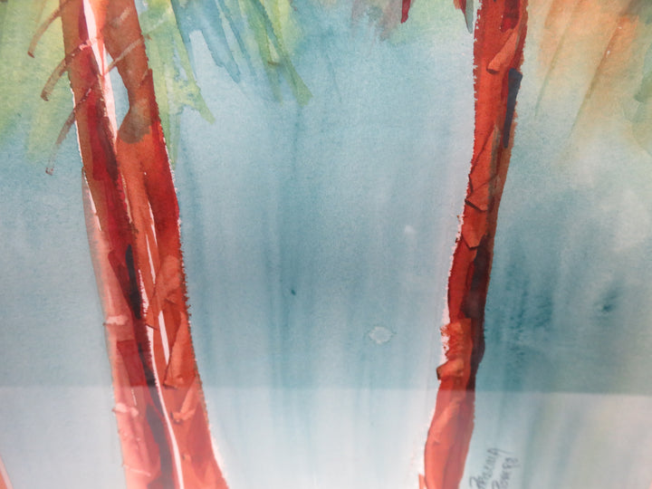 Tropical Themed Watercolor Painting - Original