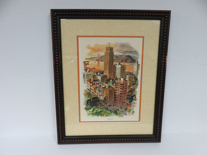 Matsen Lines Cruise Ship Menu Cover Print