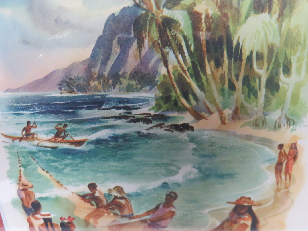 Matsen Lines Cruise Ship Menu Cover Print