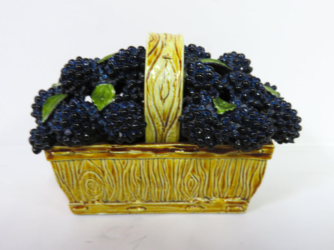 Tole Basket Figurine
