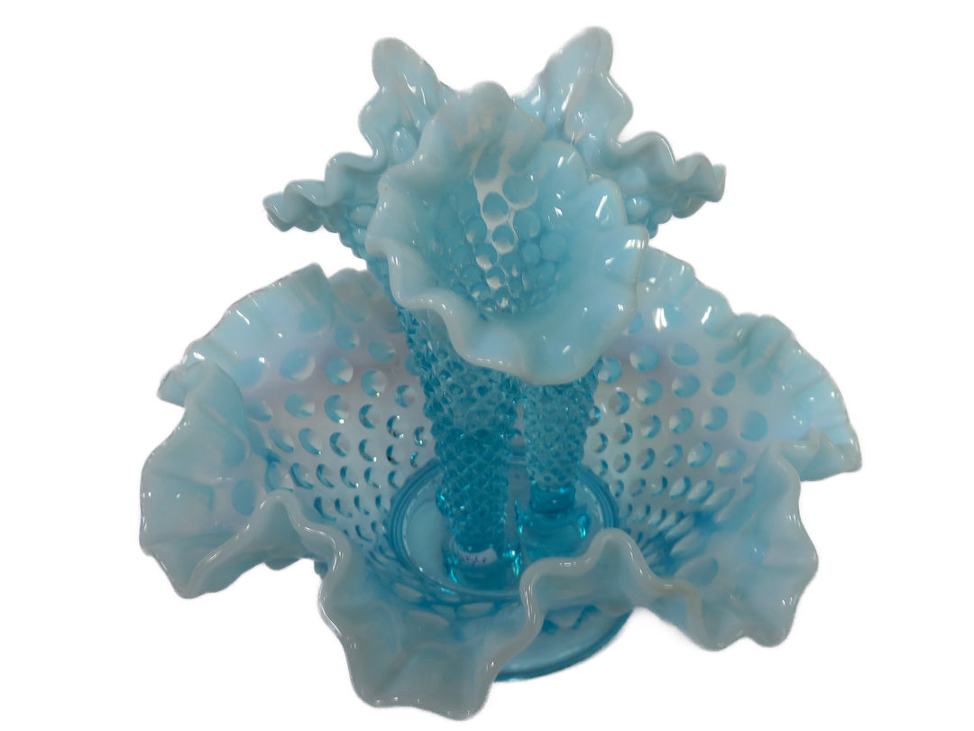 Fenton Epergne Vase