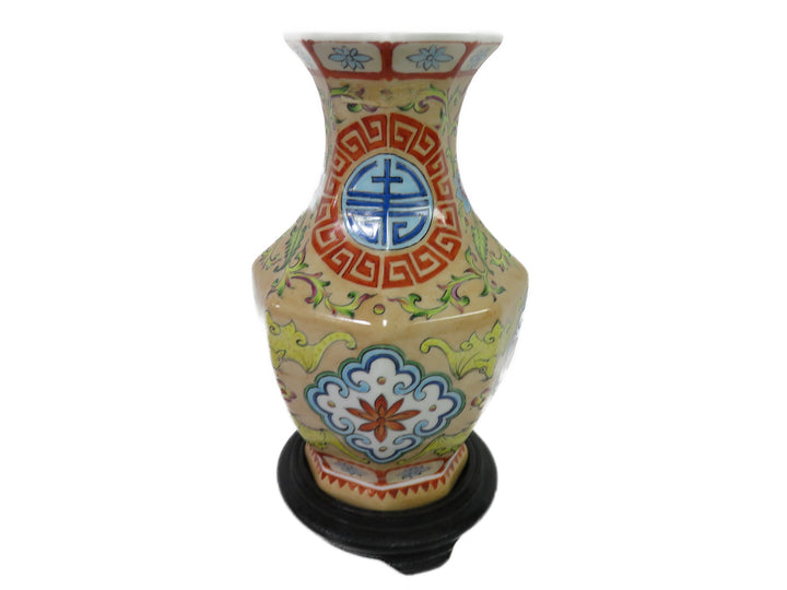 Chinese Porcelain Vase on Stand