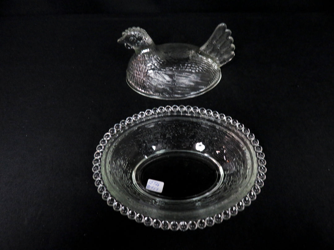 Indiana Glass Hen Dish