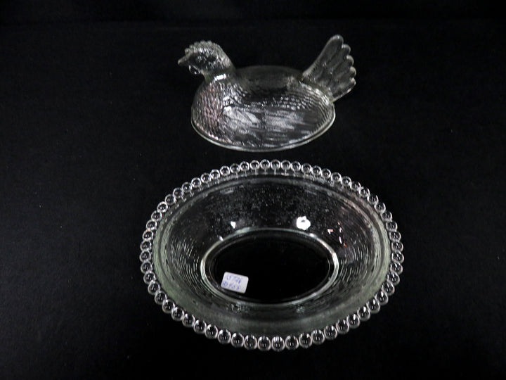 Indiana Glass Hen Dish