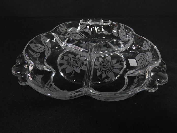Divided Glass Dish