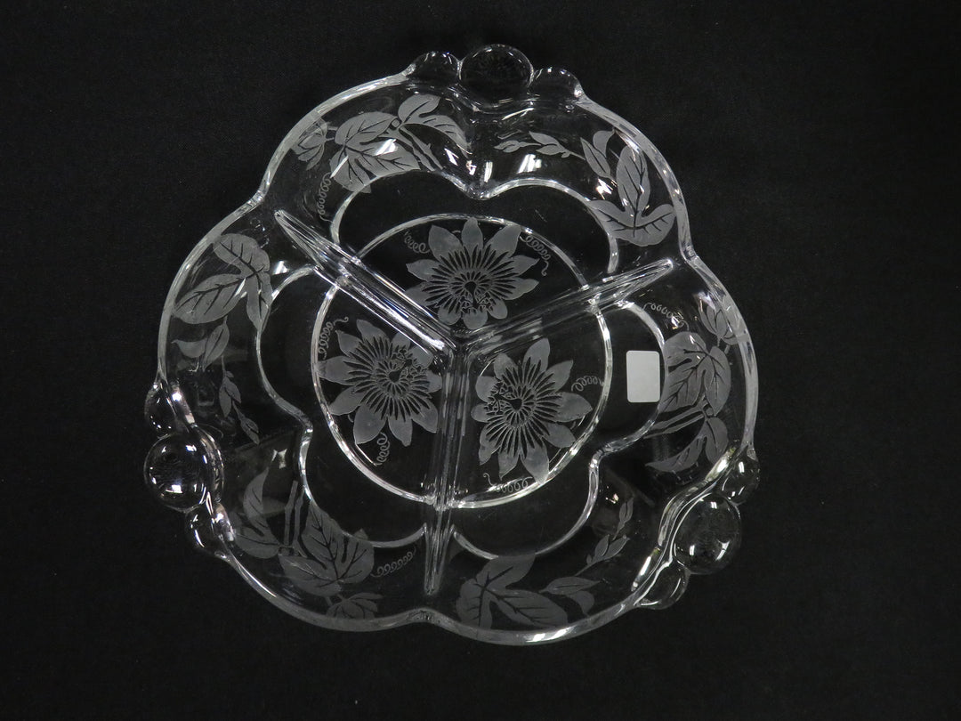 Divided Glass Dish