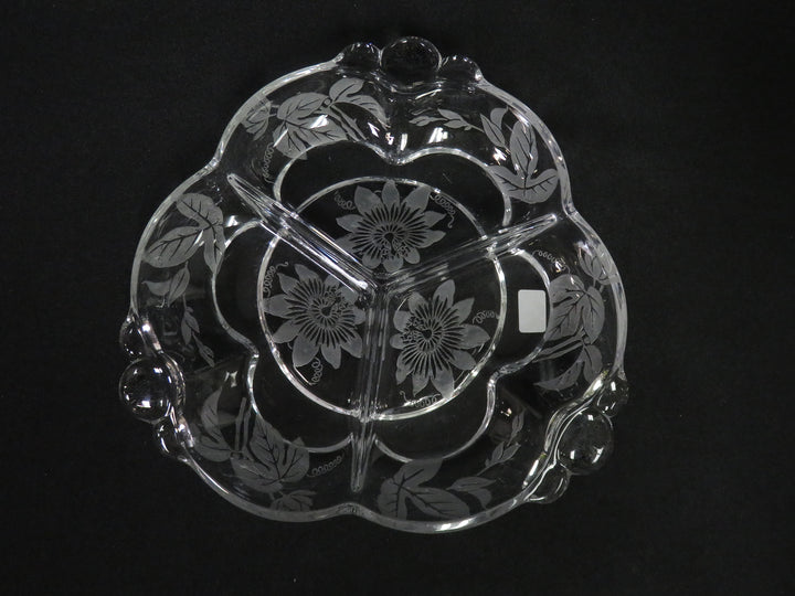 Divided Glass Dish