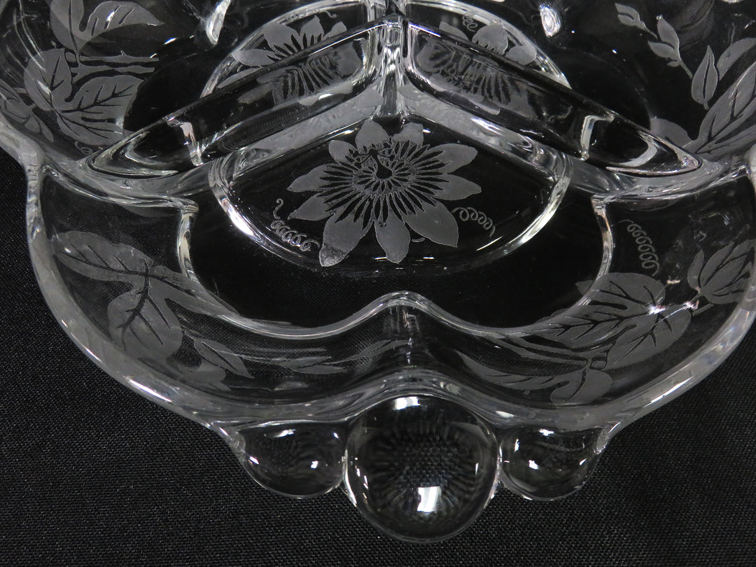 Divided Glass Dish