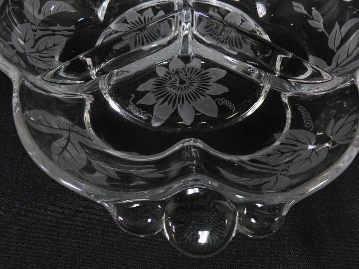 Divided Glass Dish