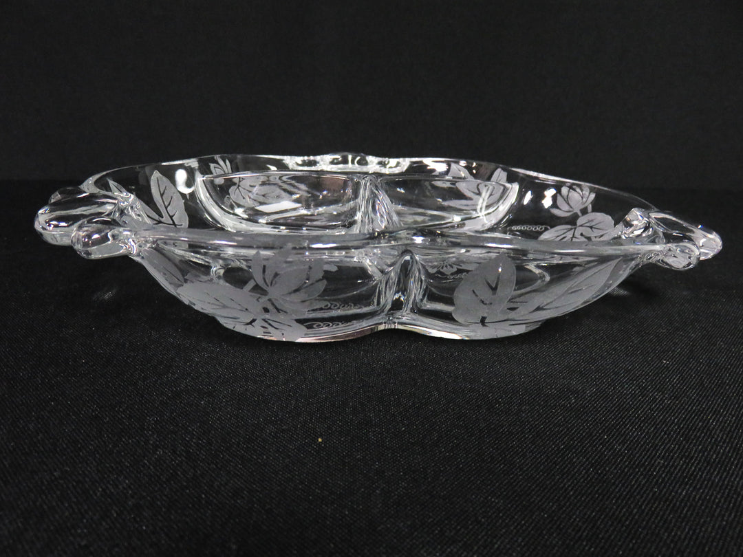 Divided Glass Dish