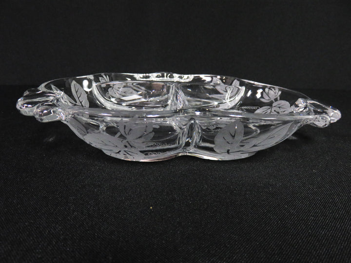 Divided Glass Dish