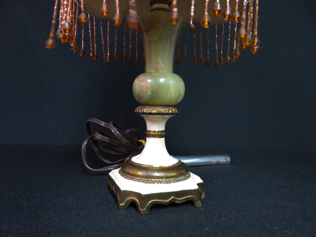 Victorian Handcrafted Lamp and Shade