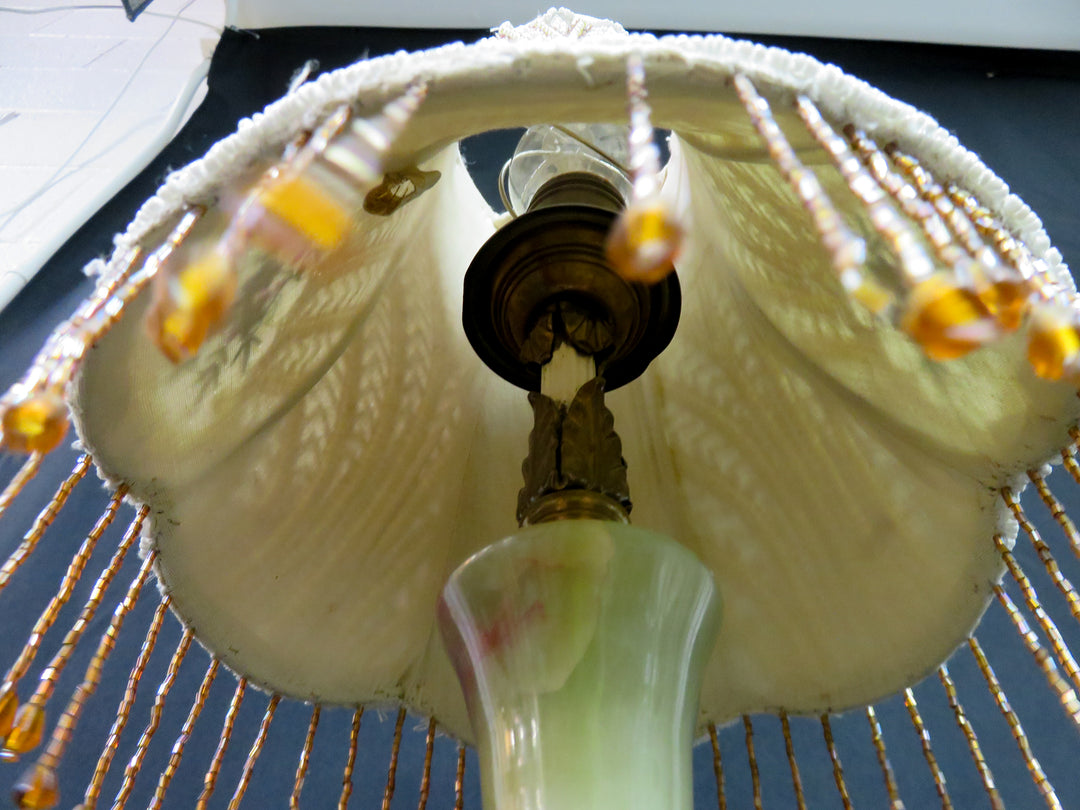 Victorian Handcrafted Lamp and Shade