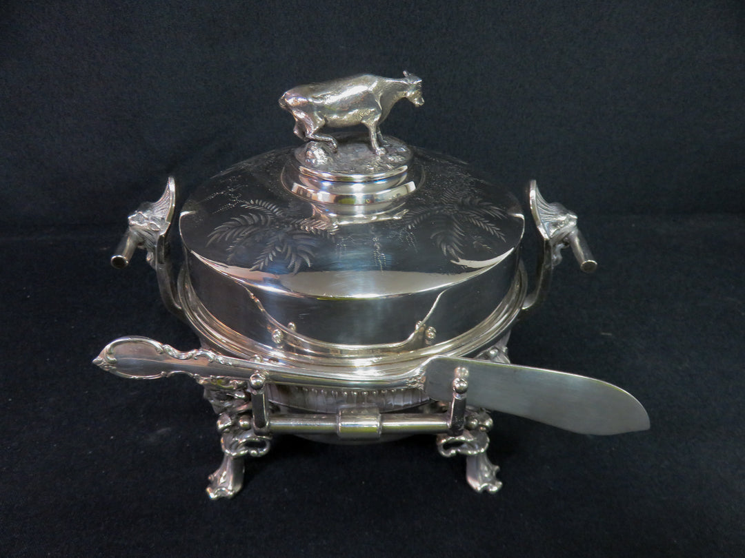 Meriden B. Company Antique Butter Dish