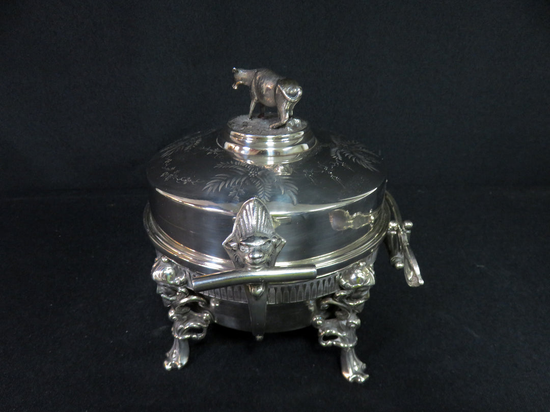 Meriden B. Company Antique Butter Dish