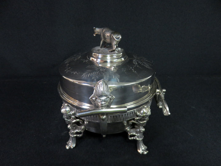 Meriden B. Company Antique Butter Dish