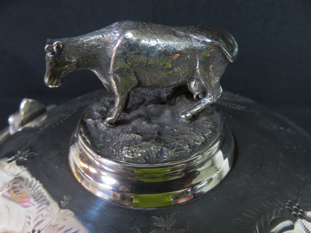 Meriden B. Company Antique Butter Dish